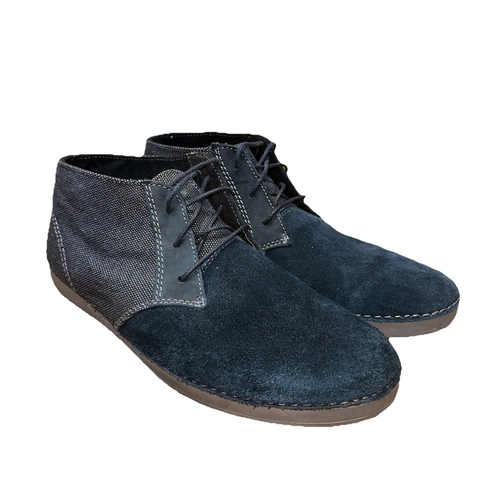 Timberland Ballard Chukka Boot Shoes Leather Two Tone Blue Gray Men's 11.5‎